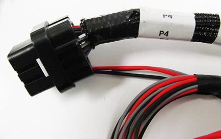 Use only the drive-by-wire wiring harness supplied by Holley. THIS HARNESS CAN NOT BE CUT, SHORTENED, LENGTHENED, TAILORED, OR MODIFIED UNDER ANY CIRCUMSTANCE!
