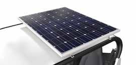 4 KWH DRIVING ON SOLAR Value battery requires regular maintenance Leak-free, spill-proof design never needs refilling For increased distance, especially in hilly terrain Lightweight and hardworking