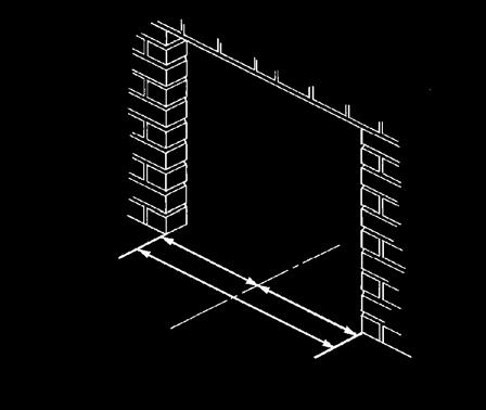 COLUMNS 1. Locate the layout drawing of the door. It should be attached to the small parts carton packed inside the shipping crate. This drawing identifies the production width of your door. 2.
