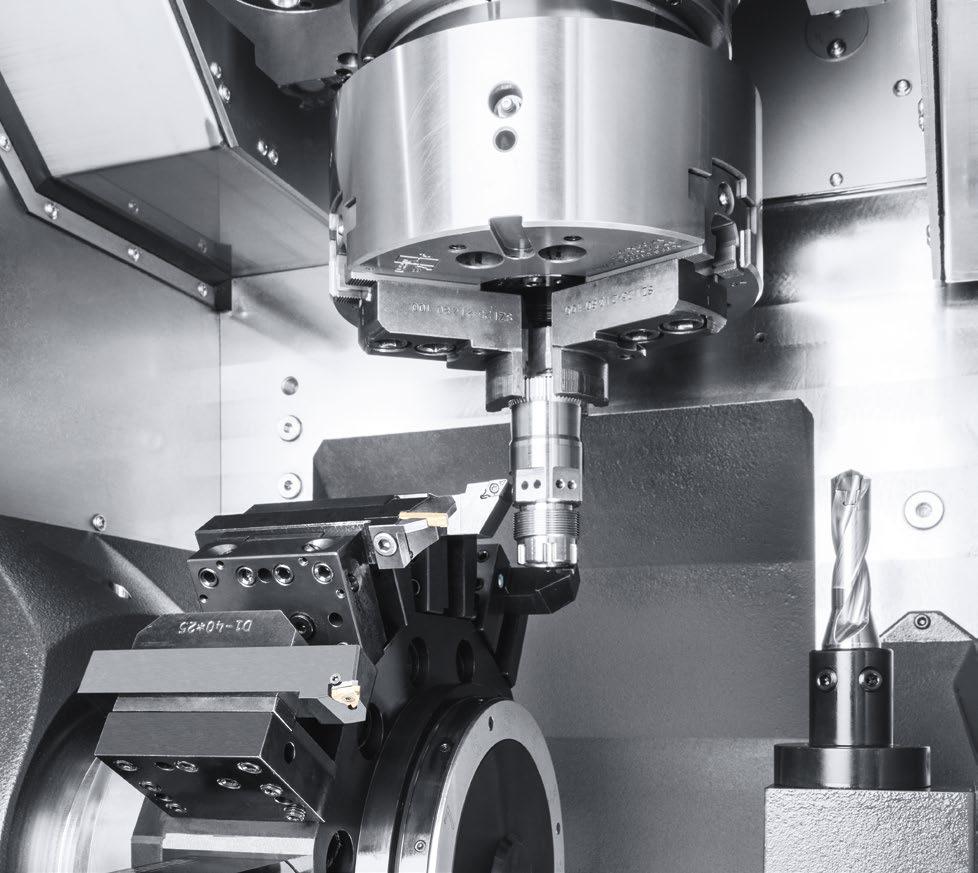 Applications and Parts Machine and Technology Control Technology Technical Data CTV SERIES Liquid-cooled main spindle with up to 450 Nm torque + Maximum machining performance: 450 Nm torque (40 % DC)