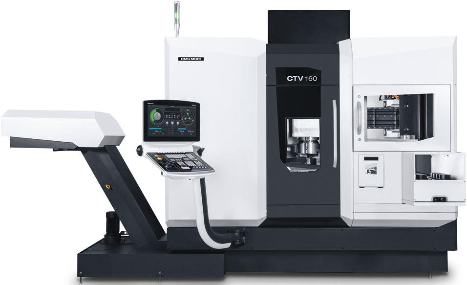 thanks to integrated workpiece handling + The most powerful turret in its class: torquedrive with maximum 85 Nm, optional speeddrive turret with 12,000 rpm + Optional Y-axis for flexible machining +