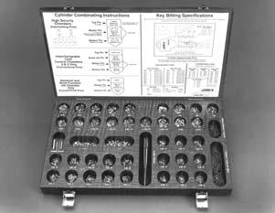 Service Equipment Pin Kits Single System Pin Kits For the end user with one Corbin Russwin System 70 keying system to maintain.