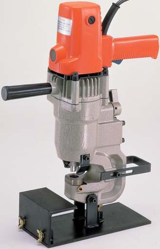 ELECTRICALLY OPERATED HYDRAULIC PUNCHER HANDY SELFER PUNCHING Self-contained hydraulic punch shows its power in