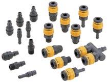 QUICK CONNECTIVE COUPLINGS FOR PNEUMATIC TOOLS HI CUPLA series HI CUPLA / HI CUPLA 200 (One-touch connection & Big flow rate type) One-way shut-off cupla with an automatic shut-off valve in the