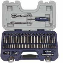 67 PIECE 1/4" DRIVE SOCKET SET 6 Point Rugged-Case-System Tool Set, SAE and Metric List Price Sales Price 50602 67 Piece 1/4" Drive
