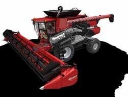 The Axial-Flow uses fewer belts than most compeditors, minimising the problems associated with slip, wear, maintenance and