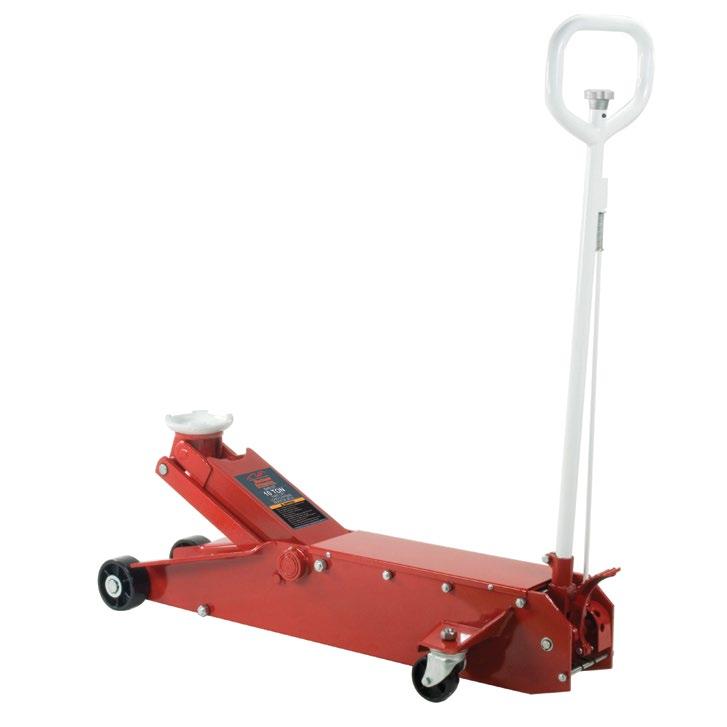 raise the load to the desired height Heavy gauge, steel frame helps prevent distortion and twisting Safety by-pass and