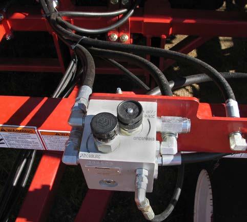 Operation Opener Operation - Continued Pressure Adjustment (On the go) Pressure can be changed on the go to adjust for variable field conditions by using the tractor remote.