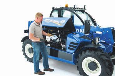 Manufactured to exacting quality standards, New Holland compact telehandlers are really simple to look after