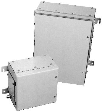 NexT Series Junction Boxes Sheet or Stainless Steel Hinged Cover IP66 EEx e II EEx ia IIC EEx e ia IIC NexT Series Features/Applications: The NexT series of enclosures available in two types of