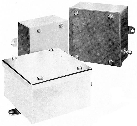 STB Series Junction Boxes Sheet or Stainless Steel IP66 EEx e II EEx ia IIC EEx e ia IIC STB Series Small Sheet Steel Enclosures Features/Applications: The STB series of sheet steel enclosures are