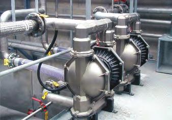 pumps installed on a bulk