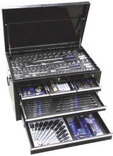 Tool Kits for Normal Value 1070 Model: SP50100 156pc Metric/ SAE Tool Kit in Custom Series Tool Box Maxi Drawers Featuring 405mm Depth All Sockets & Socket Accessories come in Hi Density Foam Tool