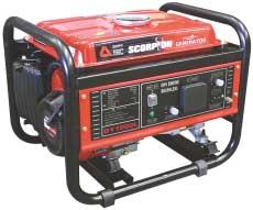 800w Max, 650w Rated 60dB(A) 2 Stroke 50hz/240v 12v/8.3amp 21kg 6.3 Operating Hours 4.