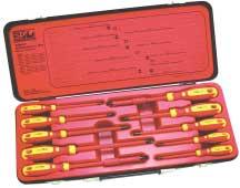 0x150mm 3 x Phillips Screwdrivers - #0x75mm, #1x100mm, #2x150mm 45 NEW 89 Model: SP34040 10pc Electrical Screwdriver in Metal Case 6 x Slotted Electrical