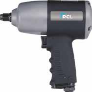 PCL air tools 1/2" Impact Wrench (Composite) APT233 Twin hammer mechanism 800 Nm maximum torque Fully insulated handle/housing