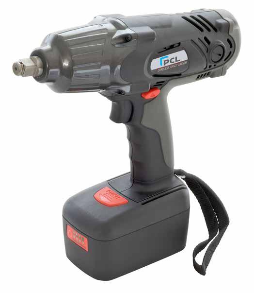 CORDLESS RANGE PCL's Cordless Impact Wrench is designed using the latest technology to give the