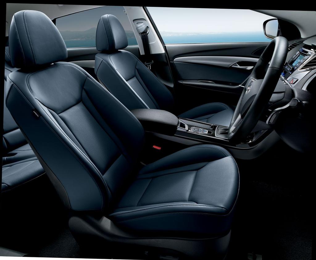 senses. A variety of seat options and functions provide optimum comfort.