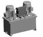 Separate powerpack All components in one block and winch specific manufactured.