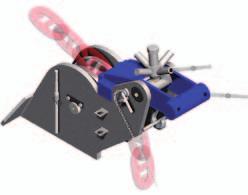 According to classification society rules all RKR chain stoppers have a holding force of 80% of the chain breaking strength.