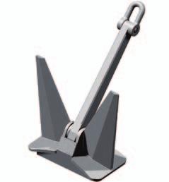 N ANCHOR SHHP anchor N anchors have the predicate HHP which allows a weight reduction of 25%. Welded from high tensile steel plate material. Flukes are made out of two shaped plates welded together.