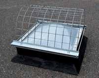 CAGEGUARD SKYLIGHT PROTECTOR Fast install solution to guard skylights, roof or floor openings. Free-standing, nonpenetrating design meets OSHA requirements. Can be mechanically attached.