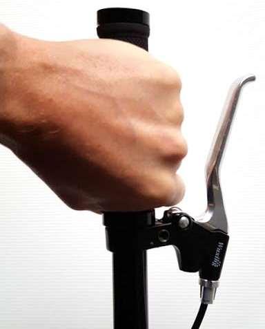 Safety Warning: positions of hands on handle-grip Correct: The whole hand should be on the
