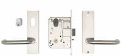 Dormakaba MS2 Series Mortice Lock & Kits 60mm backset suitable for wide stiles 304 Stainless Steel on case, cover and faceplate High grade sintered stainless steel on lock hubs, latchbolt and