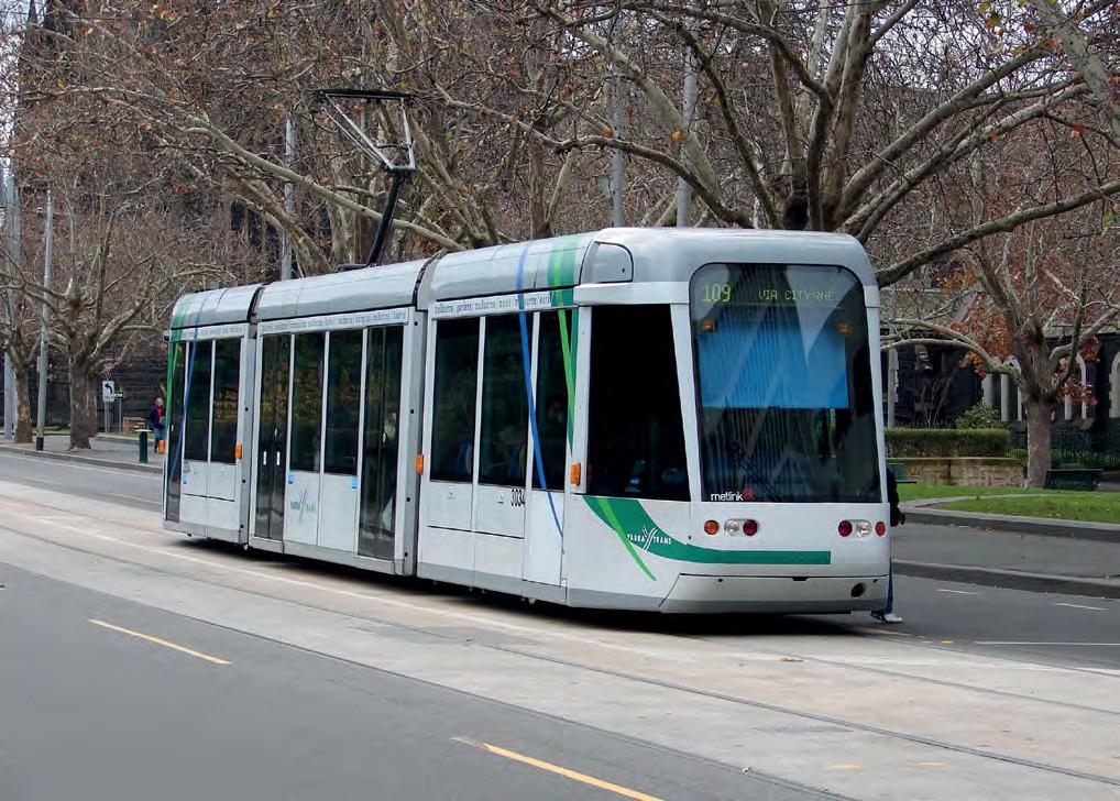 7 Waiting for the Green Light: Sustainable Transport Solutions for Local Government CASE STUDY 3 Melbourne s Solar Powered Tram Network Victoria s tram network is one of the largest in the world,