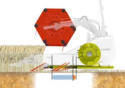 The VARIO cutterbars are equipped ex factory - or can easily be converted with a coated feed roller and a rice harvesting system - for optimal performance in rice.