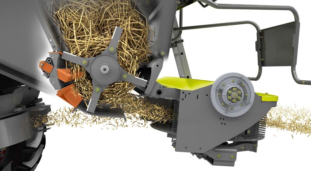 More performance. More convenience. The straw chopper.