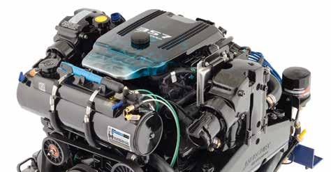 Engine Weight (lbs./kg) 310 HP (231 kw) 4400-4800 RPM 357 CID (5.8L) Remanufactured 5.7L GM V-8 Marine Iron Block & Vortec Heads 4.04 X 3.48 (103mm X 88mm) 9.4:1 with Cast Alloy Pistons 1.