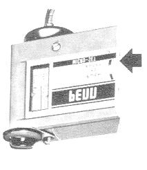 Knob is provided with a stop on the indicator plate to permit adjustments within a specified range. Fig.