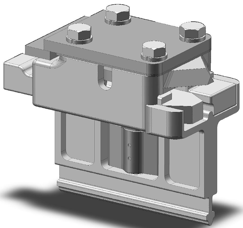 200 Series Interlocks Connecting Interlock Model 2I-513 Part Number 10-1732-00 Figure Figure 9, 10 and 11 For installation in 2GR7-15 or 2GR7-17 rail. See Step Cut or Notch Note below.