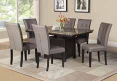 Set 6pc Dining Set (4 Chair + Table + Bench) D110