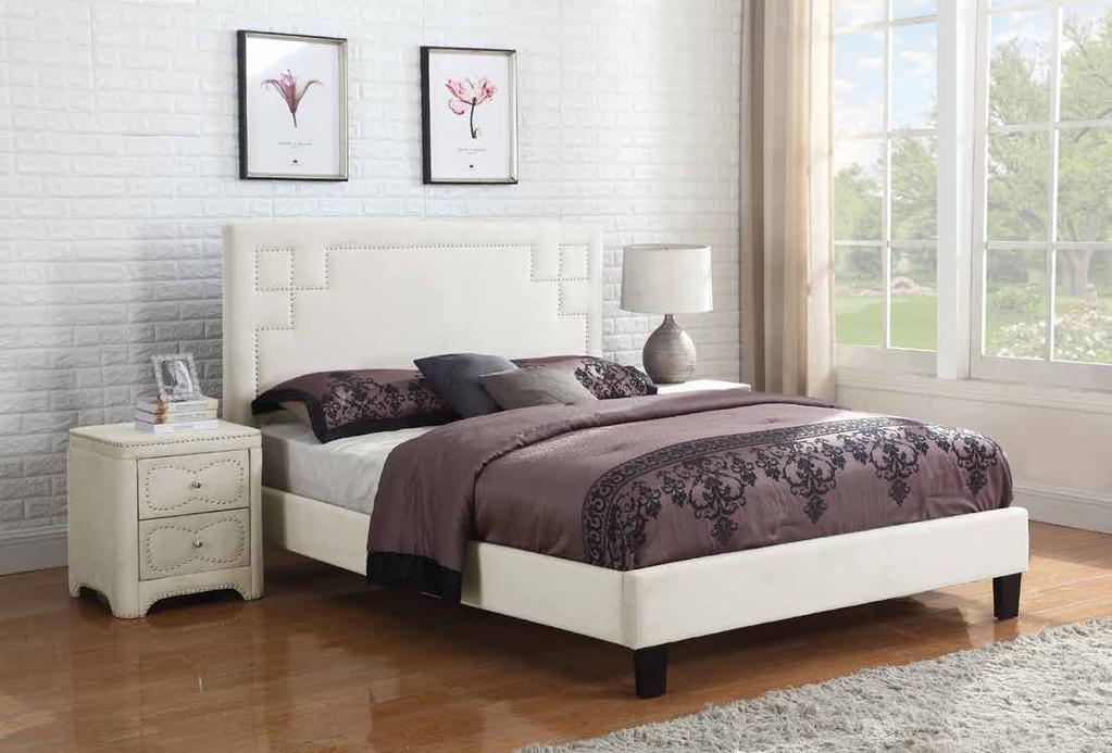 Brand New Style 129 Full Bed 139 Queen Bed 55 Night Stand B22 AC20 Gray