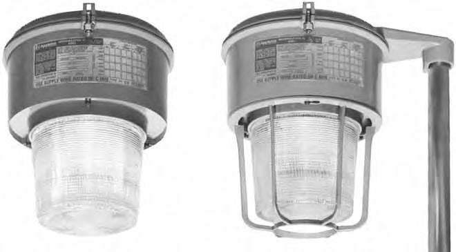 1-23 Mercmaster III HID 50-250 W Enclosed and Gasketed ixtures for Hazardous and Adverse Locations High Pressure Sodium, Metal Halide and Pulse Start Metal Halide.