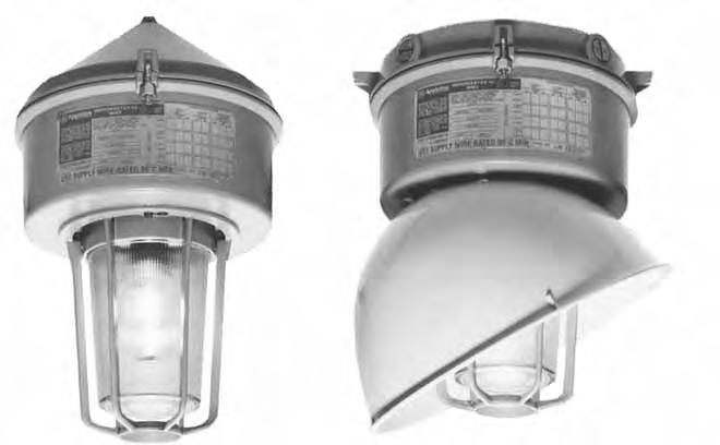 Applications Enclosed and gasketed fixtures suitable for use in marine and wet locations and in a wide range of industrial, chemical processing and other areas where flammable gases and vapors or