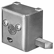8L7SPR (Inside) 1E Series Slabbed Cabinet Mortise Cylinders The special cylinders are threaded to the head, mounted with a hex nut, and slabbed on both sides to prevent turning in the mounting hole.