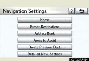 Navigation System (If Equipped) Register home STEP Push the button. Please refer to P.4 for the Remote Touch operation. STEP STEP 4 Input a city name and select.