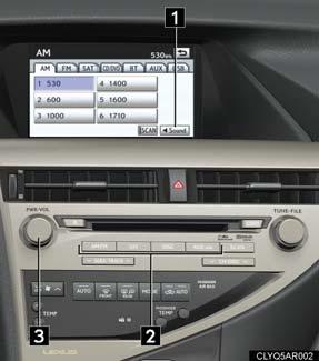 Using the Remote Touch, select Audio and press the ENTER button.