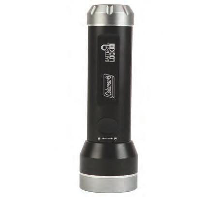 Coleman Divide + 350L LED Flashlight Made of strong, lightweight aluminum. Features impact- and water-resistant design and BatteryLock system which stops battery drain.