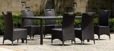top 5mm Capacity 1911 table or 1248 chairs / 40 HC PE wicker Outdoor