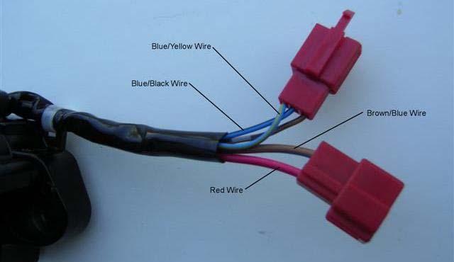 Figure 15 RSV ignition switch wires & connectors