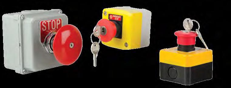 Actuators A variety of button types and sizes