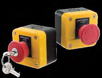 Emergency Stop U BA-J174 Multiple actuator types available including locking version.