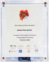 Pensijilan ISO/IEC 27001:2005 (2006) 6 Certificate of Merit for NACRA 2005 Sijil
