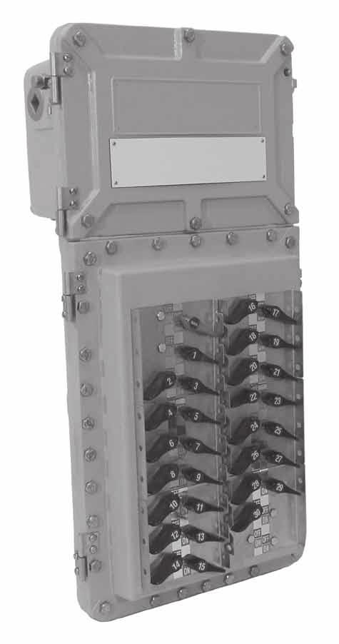 P-2 D2P and EWP Factory Sealed Circuit Breaker Panelboards: Explosionproof, Dust-Ignitionproof, Watertight, Corrosion-Resistant Applications Protection and control of electrical equipment and