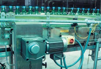 Bottling/Baking Water Treatment Steel hypoid gear technology, maintenance-free grease