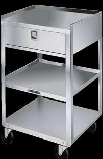 Plastic tray insert is standard on all drawer models.
